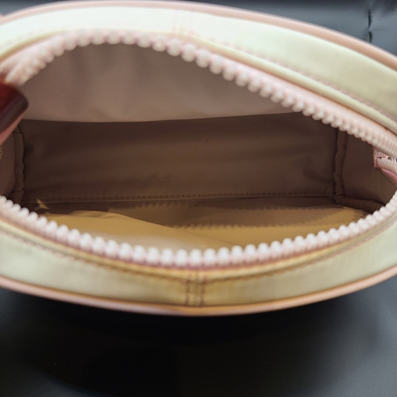 KATE SPADE JAE DEGRADE MEDIUM DOME COSMETIC BAG RADIANT PINK - Picture 2 of 4